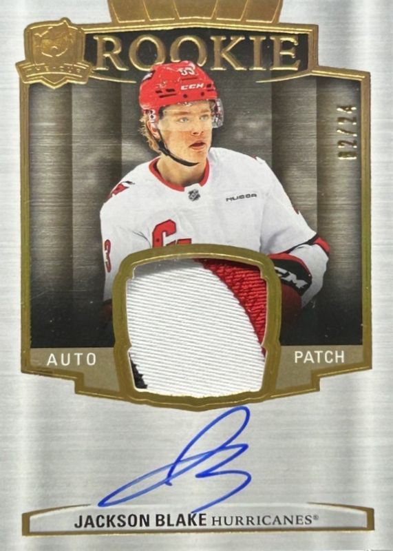 2024 Upper Deck The Cup #126 Rookie Patch Auto - Gold Foil /24