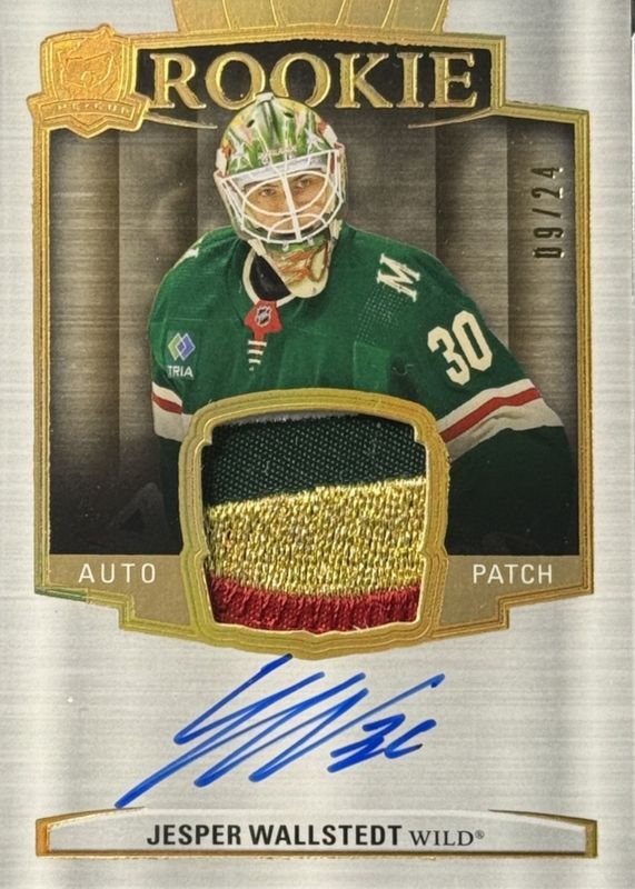 2024 Upper Deck The Cup #122 Rookie Patch Auto - Gold Foil /24