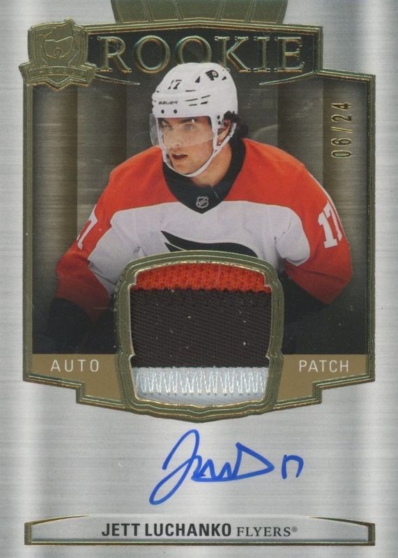 2024 Upper Deck The Cup #189 Rookie Patch Auto - Gold Foil /24