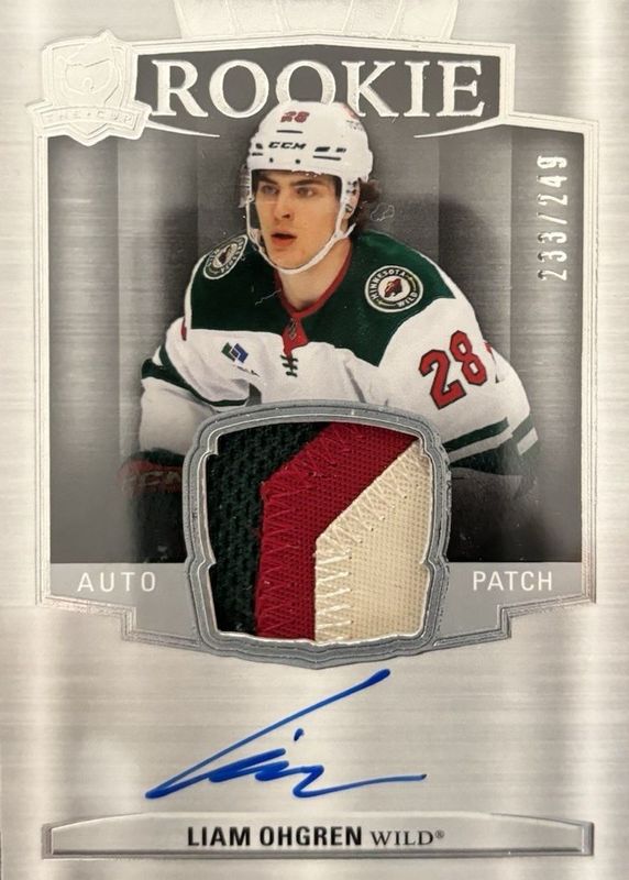 2024 Upper Deck The Cup #112 Rookie Patch Auto (/249)