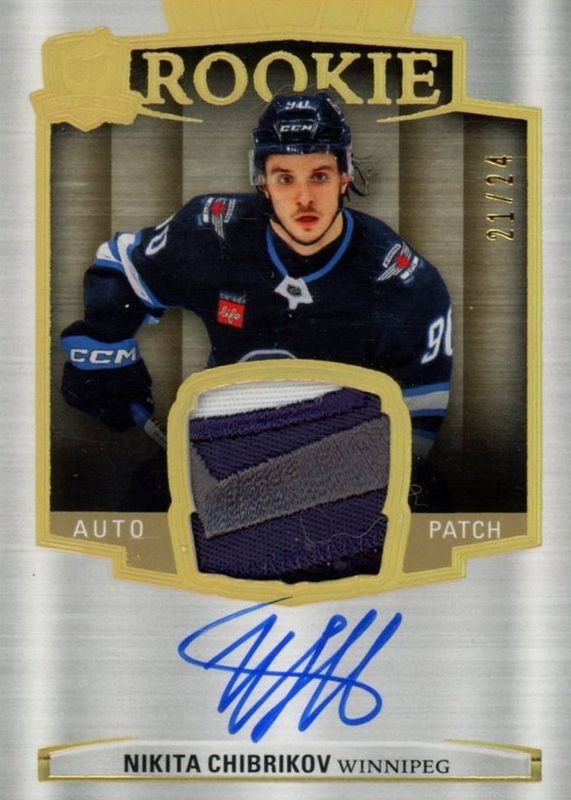 2024 Upper Deck The Cup #101 Rookie Patch Auto - Gold Foil /24