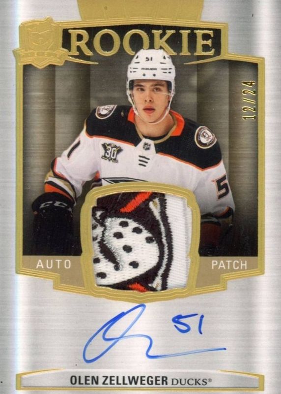 2024 Upper Deck The Cup #142 Rookie Patch Auto - Gold Foil /24