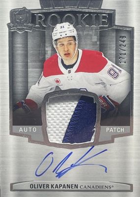 2024 Upper Deck The Cup #165 Rookie Patch Auto (/249)