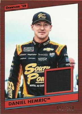 2019 Donruss NASCAR #86-DH 1986 Retro Relics - Red /225