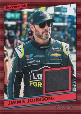 2019 Donruss NASCAR #86-JJ 1986 Retro Relics - Red /225