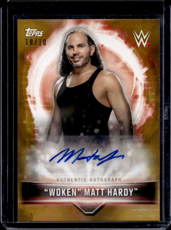 2019 Topps WWE Road to Wrestlemania #A-MH Autographs - Gold /10