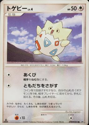 2007 Japanese Diamond & Pearl: Dawn Dash #202 1st Edition