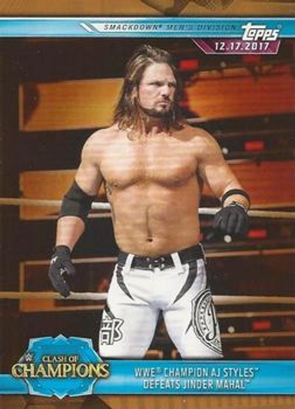 2019 Topps WWE Road to Wrestlemania #79 Bronze