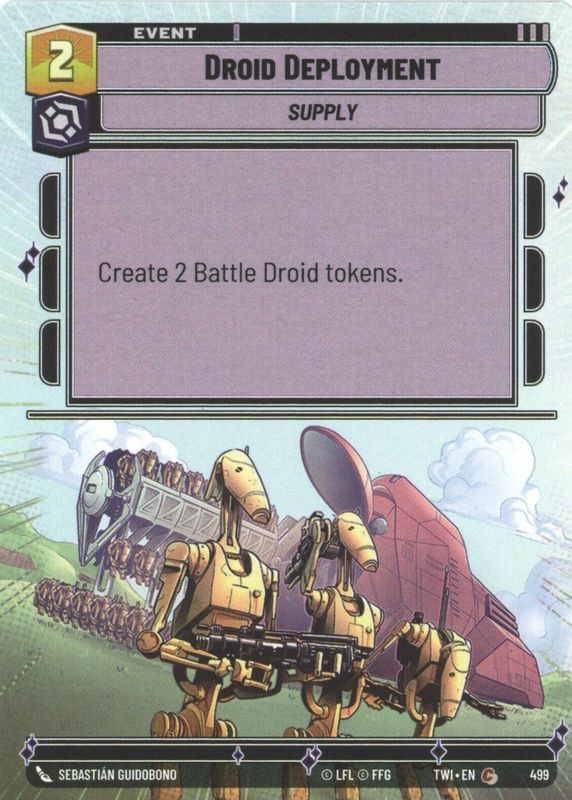 Droid Deployment 2024 Twilight of the Republic #499 Hyperspace RAW