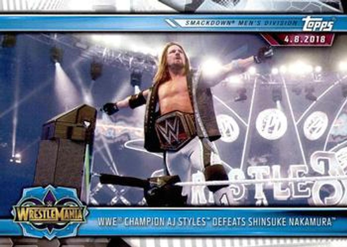 2019 Topps WWE Road to Wrestlemania #96 Base