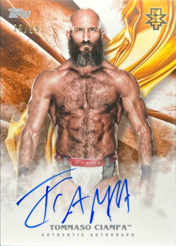 2019 Topps WWE Undisputed #A-TC Undisputed Autographs - Orange /99