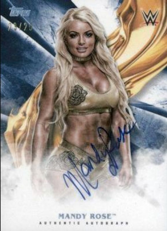 2019 Topps WWE Undisputed #A-MR Undisputed Autographs - Blue /25
