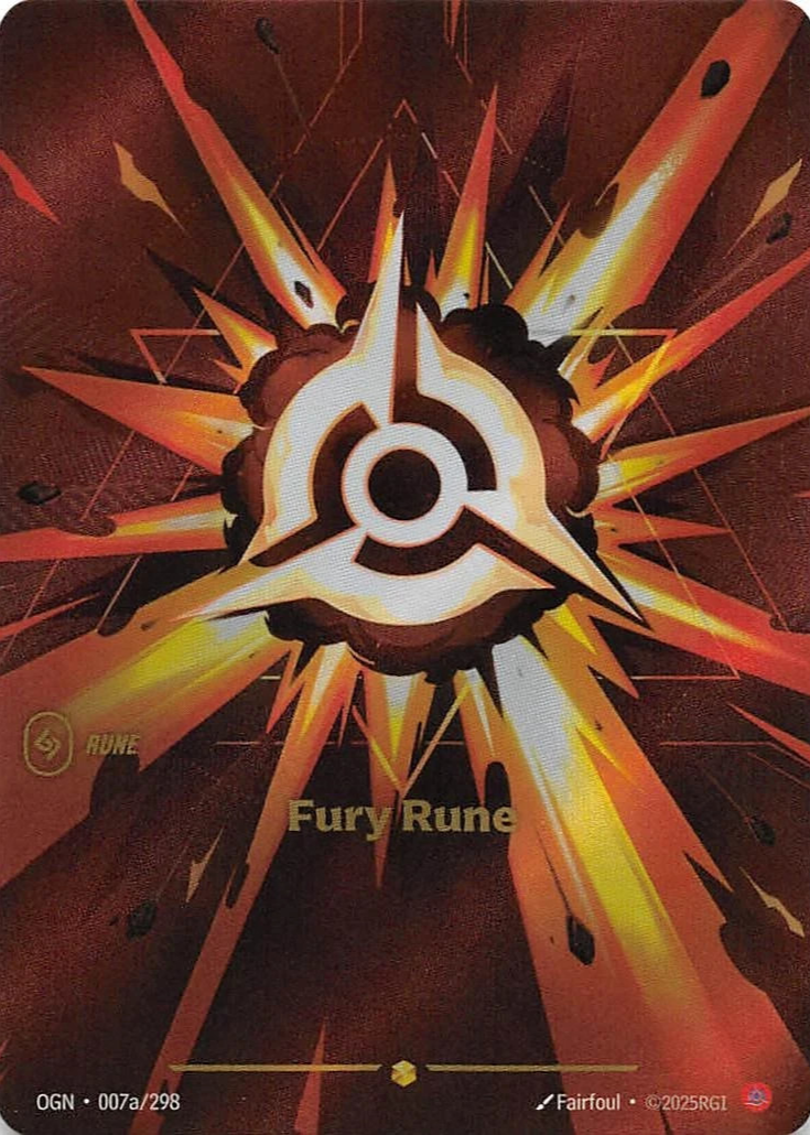 Fury Rune 2025 Origins #007a/298 Showcase (Alternate Art) Price Guide ...