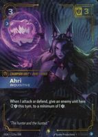 Ahri - Inquisitive 2025 Origins #119a/298 Showcase (Alternate Art
