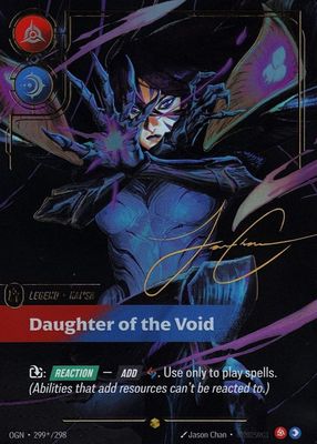 2025 Origins #299*/298 Signature Showcase