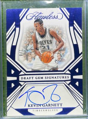 2023 Flawless #DGS-KVG Draft Gem Signatures - Blue /8