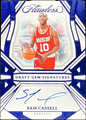 2023 Flawless #DGS-SAM Draft Gem Signatures - Blue /8