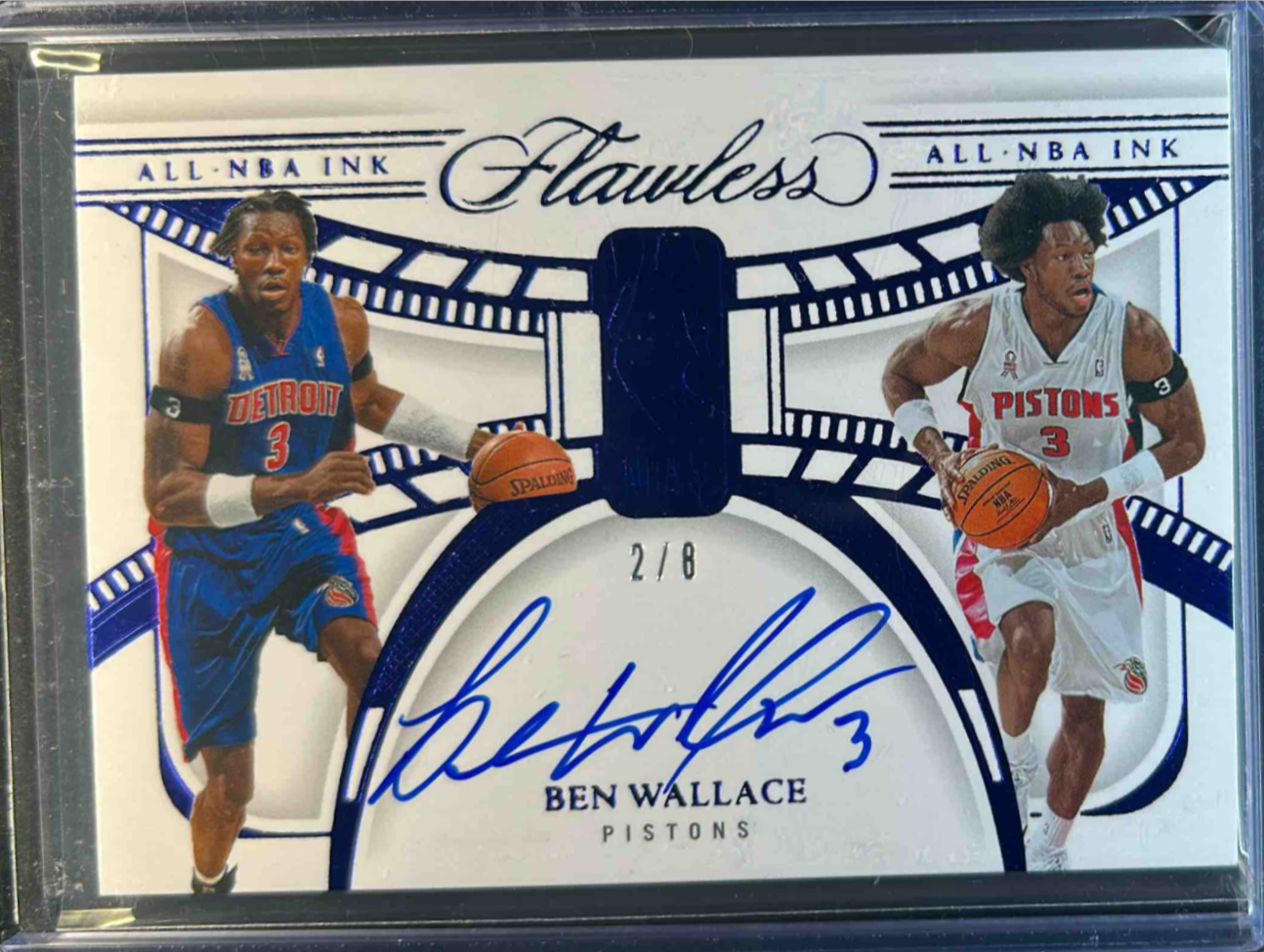 Ben Wallace 2023 Flawless #ALL-BEN All-NBA Ink - Blue /8 Price