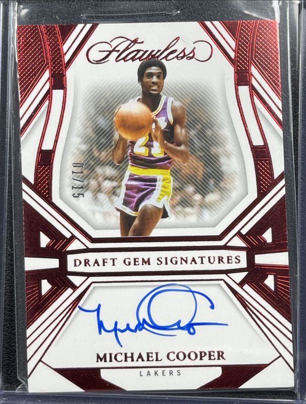 2023 Flawless #DGS-MCP Draft Gem Signatures - Ruby /15