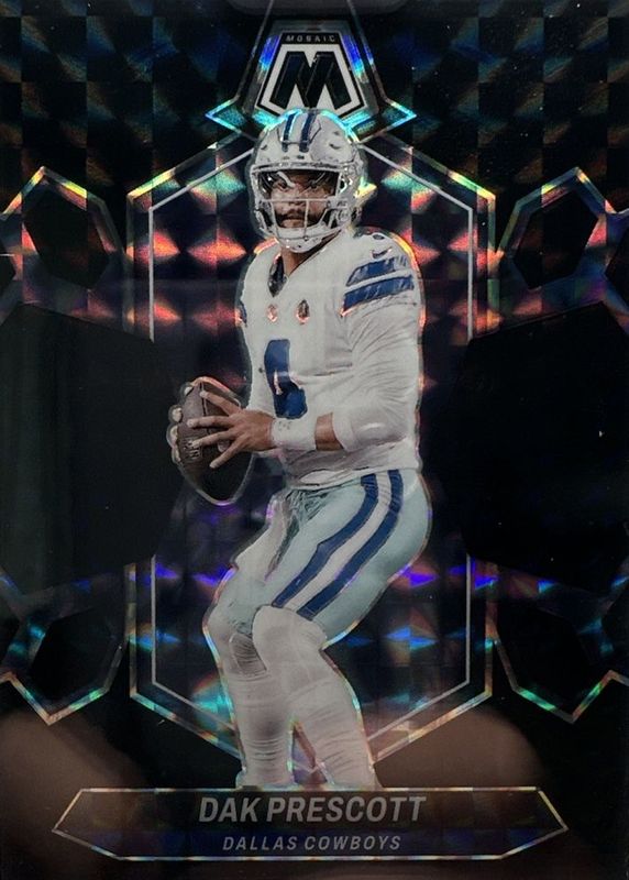 Dak Prescott 2024 Mosaic #57 Black /1 RAW