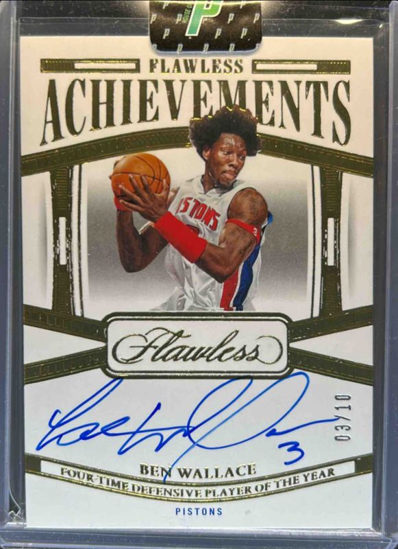 2023 Flawless #FA-BEN Flawless Achievements - Gold /10