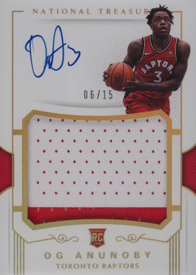 2017 National Treasures #123 Rookie Patch Auto - Limited Edition FOTL /15