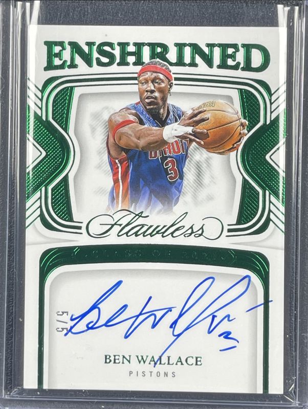2023 Flawless #ES-BEN Enshrined Signatures - Emerald /5
