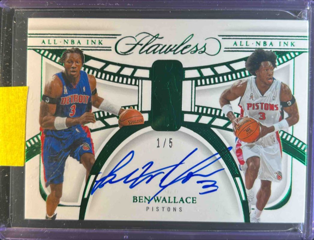 2023 Flawless #ALL-BEN All-NBA Ink - Emerald /5