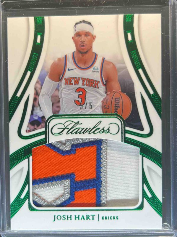 2023 Flawless #PAT-JHT Patches - Emerald /5