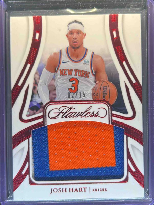 2023 Flawless #PAT-JHT Patches - Ruby /15