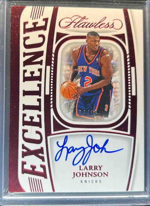 2023 Flawless #ES-LJO Excellence Signatures - Ruby /15