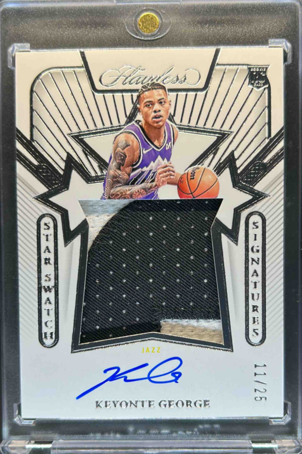 Keyonte George 2023 Flawless #SSS-KEY Star Swatch Signatures /25 Price ...