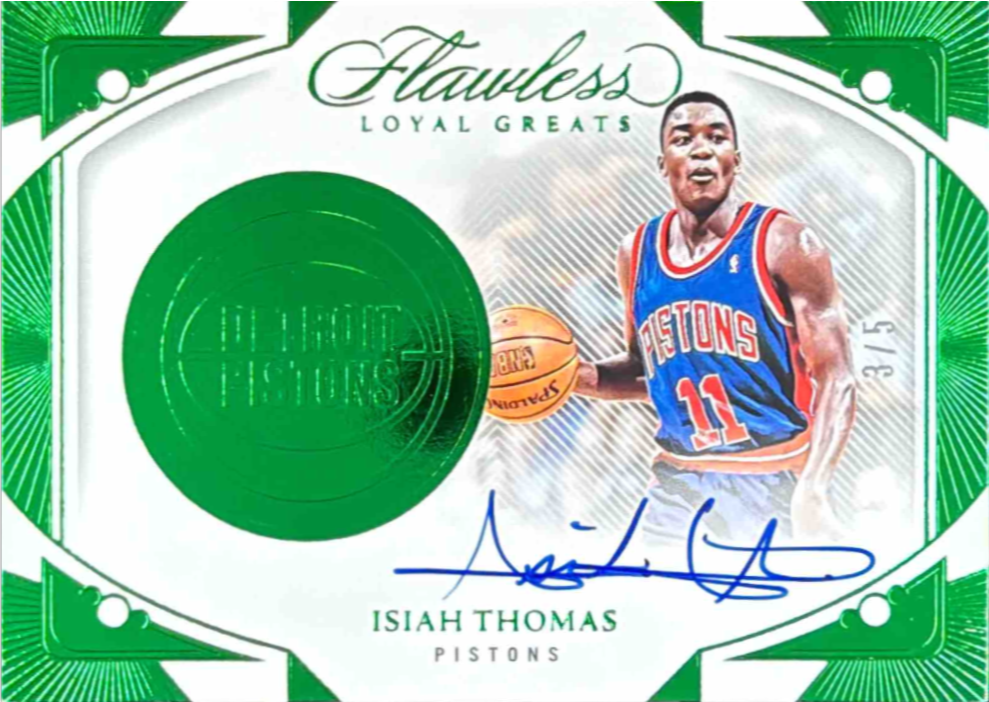 Isiah Thomas 2023 Flawless #FLG-IST Flawless Loyal Greats 
