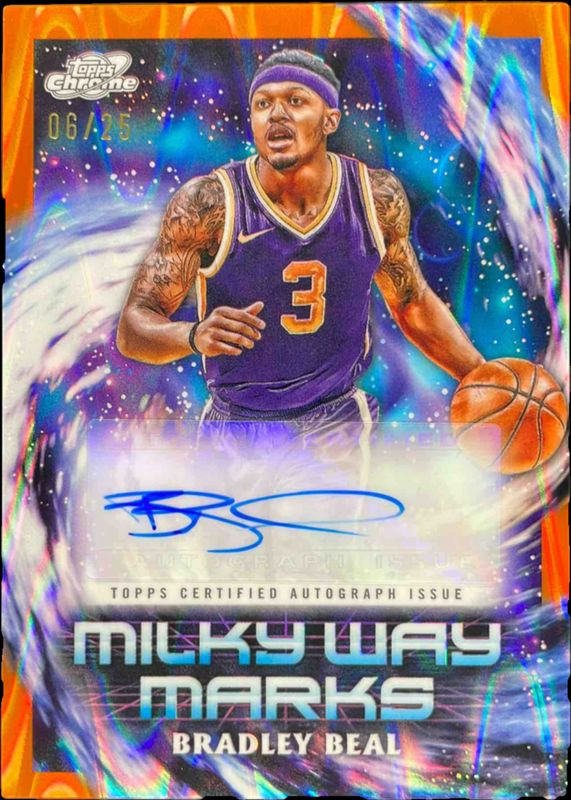 Bradley Beal 2023 Topps Chrome Cosmic #MWM-BB Milky Way Marks