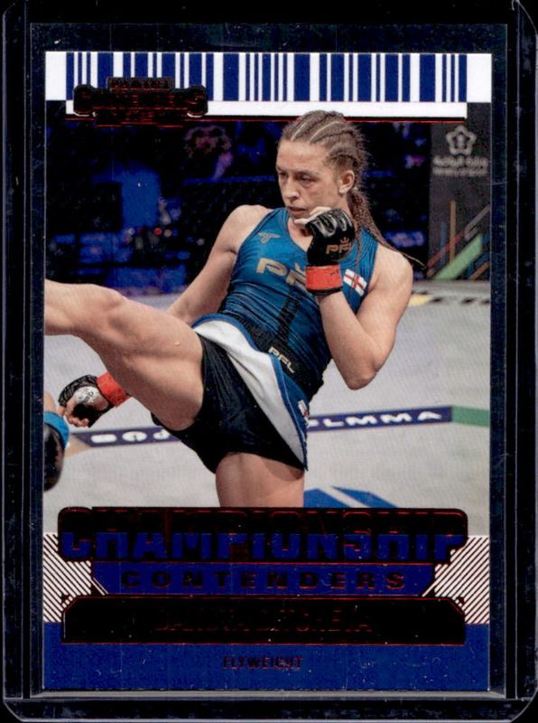 2025 Panini Contenders Professional Fighters League PFL #3 Championship Contenders Red
