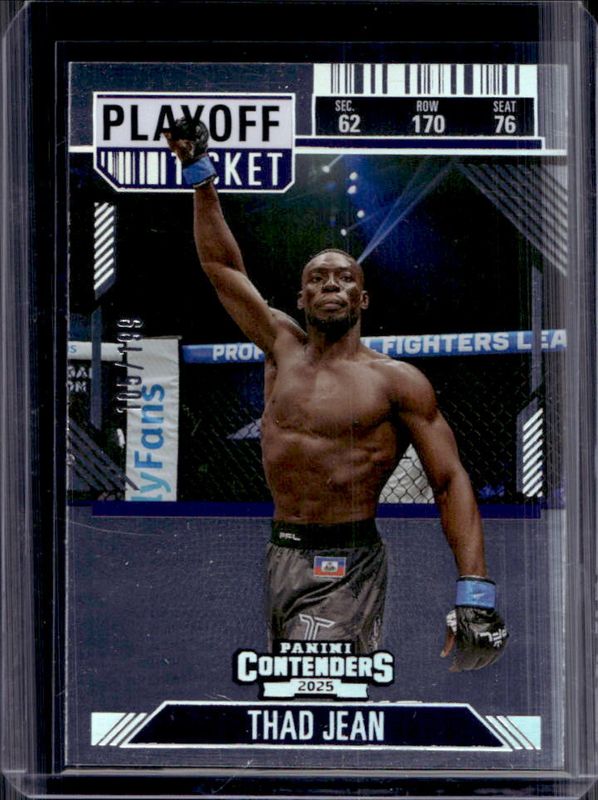 2025 Panini Contenders Professional Fighters League PFL #14 Playoff Ticket /199