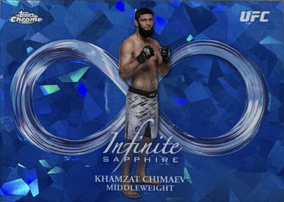 2025 Topps Chrome UFC Sapphire Edition #INF-10 Infinite