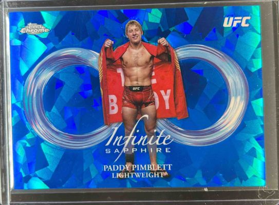 2025 Topps Chrome UFC Sapphire Edition #INF-14 Infinite