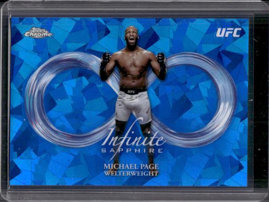 2025 Topps Chrome UFC Sapphire Edition #INF-5 Infinite