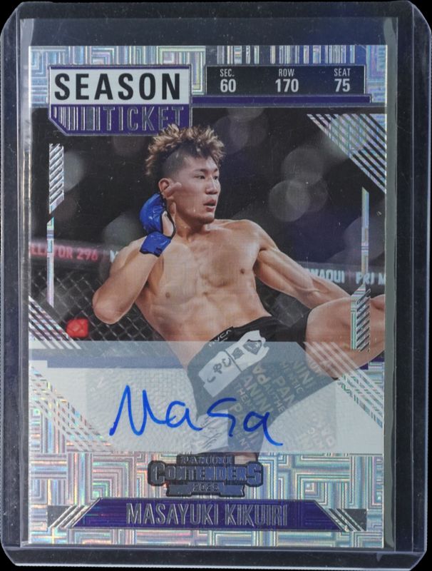 2025 Panini Contenders Professional Fighters League PFL #40 Season Ticket Signatures