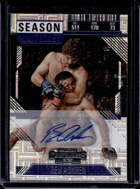 2025 Panini Contenders Professional Fighters League PFL #51 Season Ticket Signatures