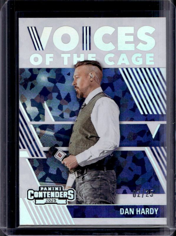 2025 Panini Contenders Professional Fighters League PFL #3 Voices of the Cage Cracked Ice