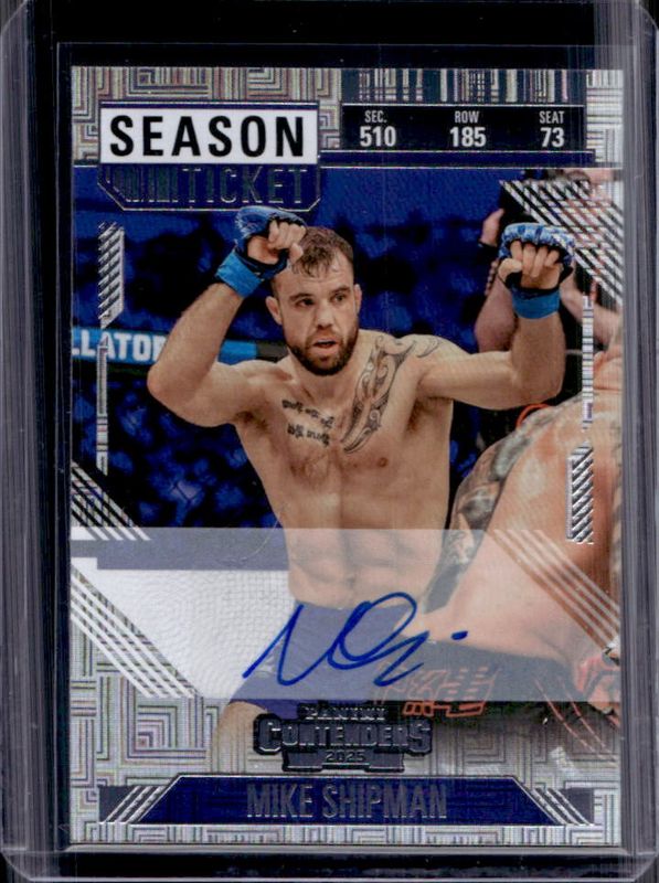 2025 Panini Contenders Professional Fighters League PFL #44 Season Ticket Signatures