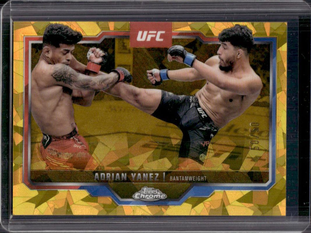 2025 Topps Chrome UFC Sapphire Edition #71 Gold /50