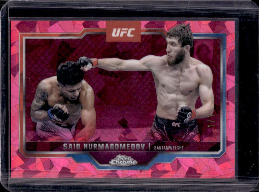 2025 Topps Chrome UFC Sapphire Edition #84 Padparadscha /1