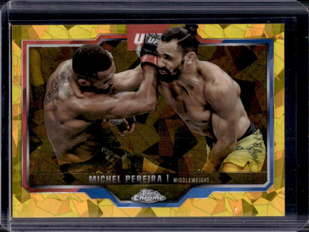 2025 Topps Chrome UFC Sapphire Edition #160 Gold /50