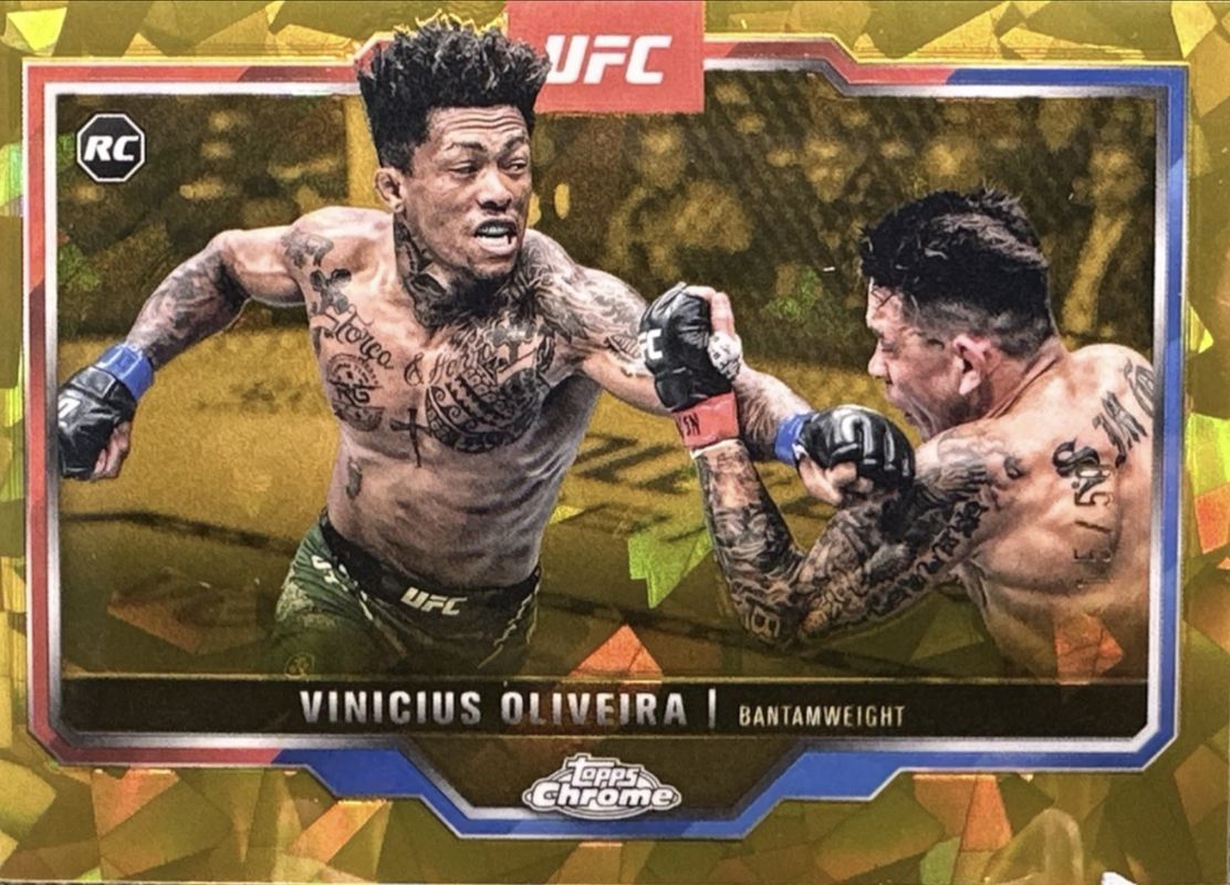 2025 Topps Chrome UFC Sapphire Edition #9 Gold /50
