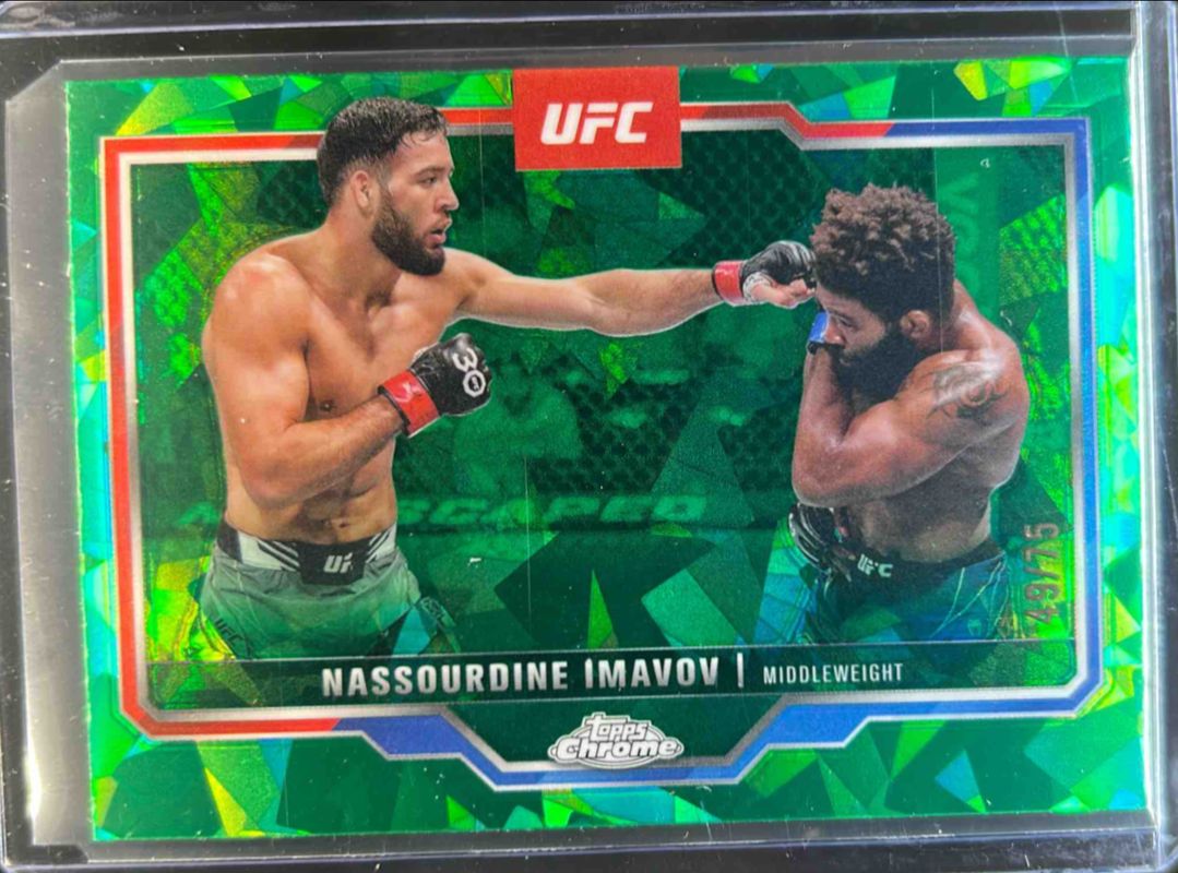 2025 Topps Chrome UFC Sapphire Edition #155 Green /75