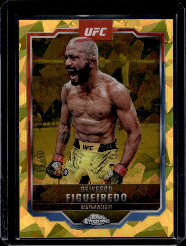2025 Topps Chrome UFC Sapphire Edition #186 Gold /50