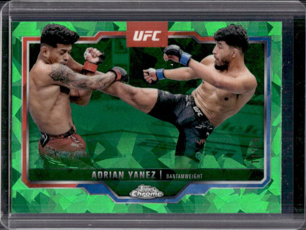 2025 Topps Chrome UFC Sapphire Edition #71 Green /75